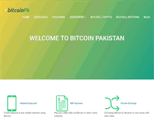 Tablet Screenshot of bitcoinpk.com